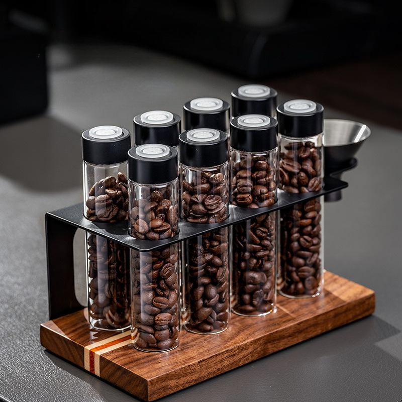 Kitchen Gadgets Storage - JUSTINLAU Cam Kahve Çekirdeği Saklama Kavanozları