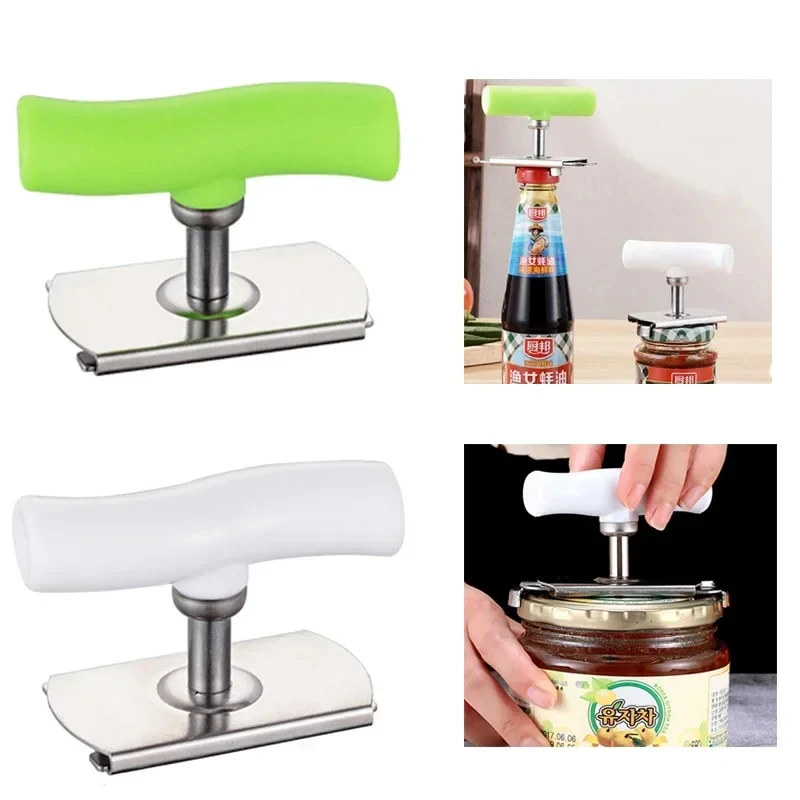 Kitchen Gadgets Jar Openers - Çok fonksiyonlu şişe kapağı açacağı paslanmaz