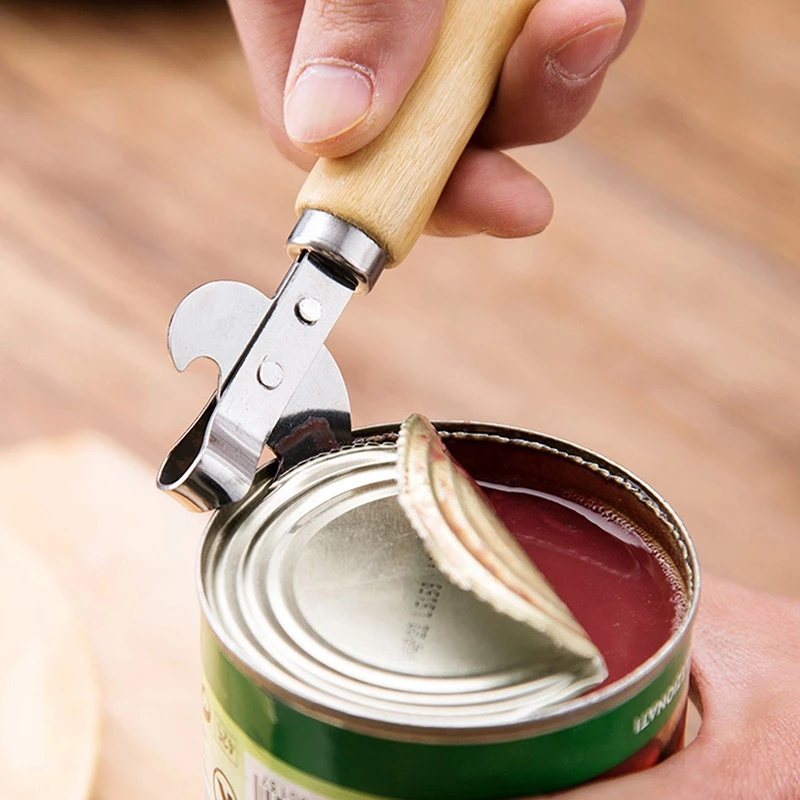 Kitchen Gadgets Jar Openers - Ahşap Saplı Kolay Kullanımlı Premium Konserve