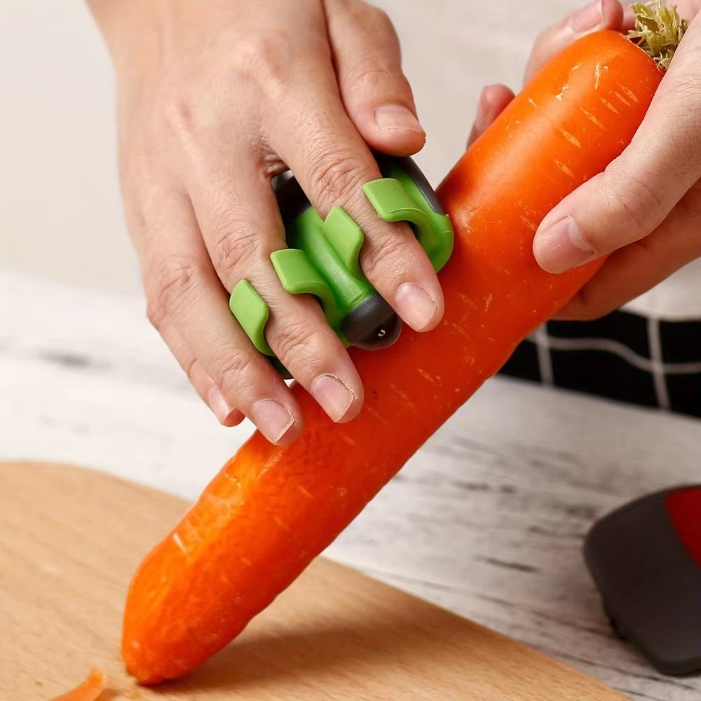 Kitchen Helper Gadgets - Avuç İçi Sebze Soyacağı, Hızlı Avuç
