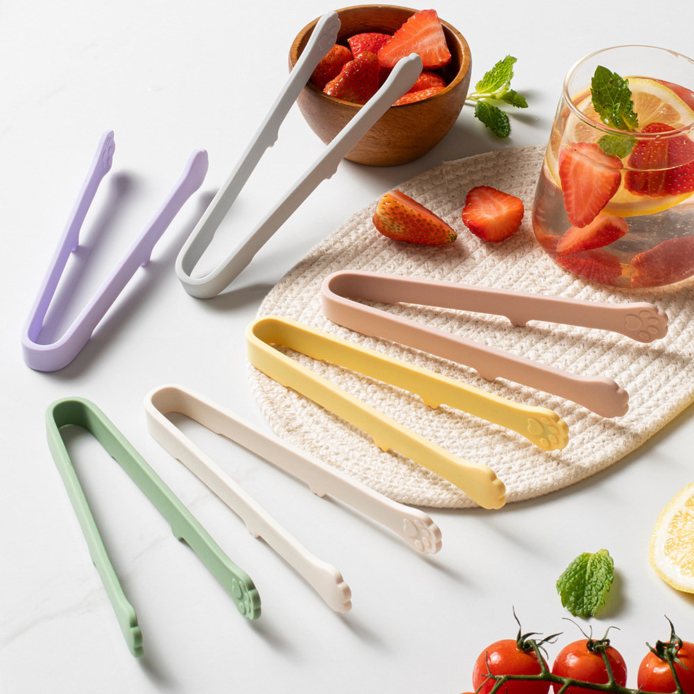 Kitchen Gadgets Design - Sevimli Kedi Patisi Silikon Yiyecek Maşası