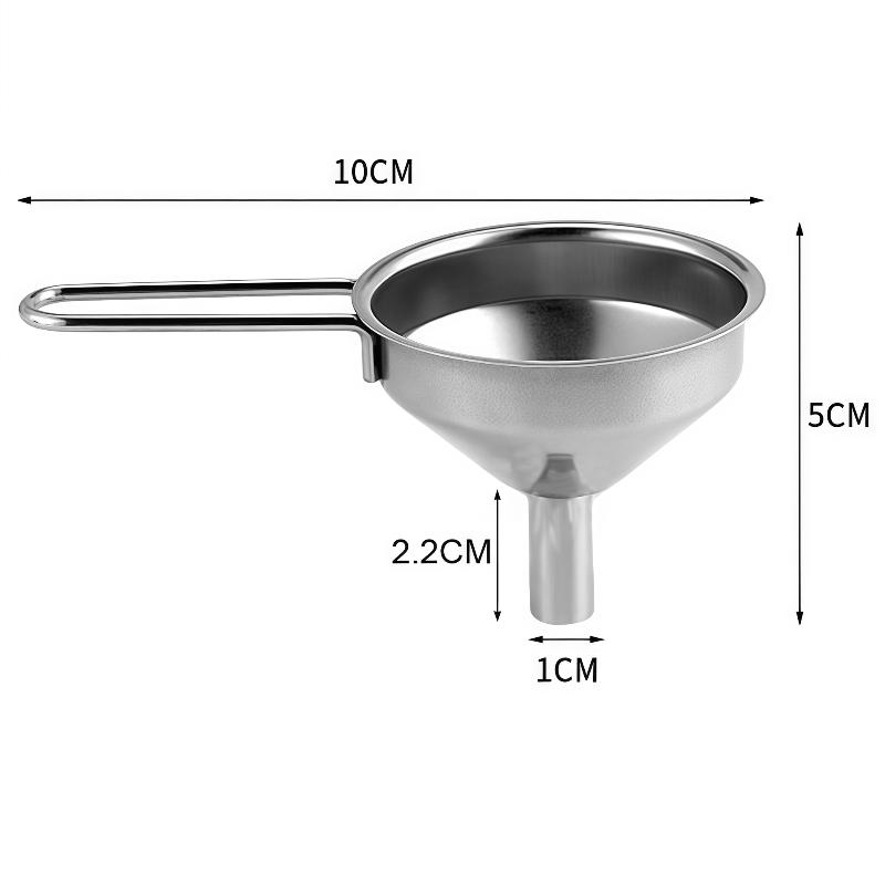 Kitchen Gadgets Design - Paslanmaz Çelik Saplı Huni Küçük Metal