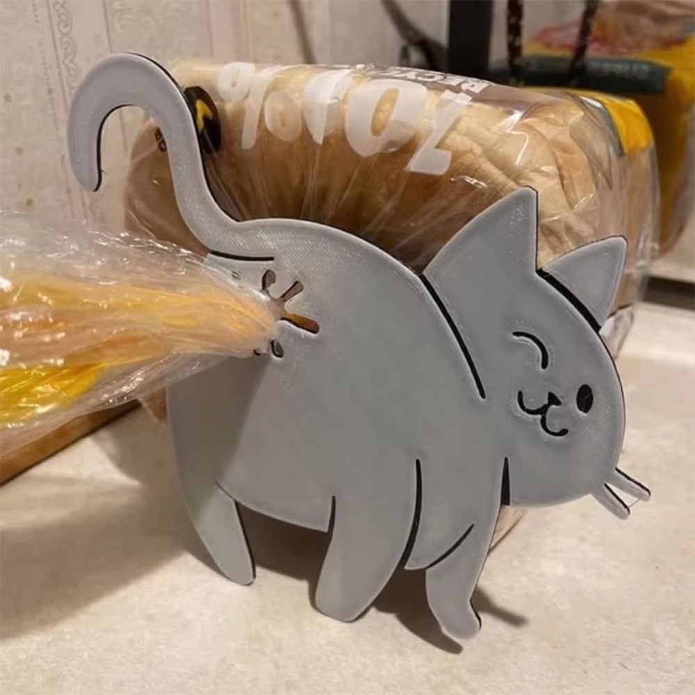 Kitchen Gadgets To 3D Print - Sevimli 3D Baskılı Ekmek Poşeti Klipsi