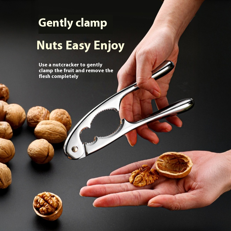 Kitchen Gadgets Design - Paslanmaz Çelik Manuel Fındık Kırıcı Mutfak
