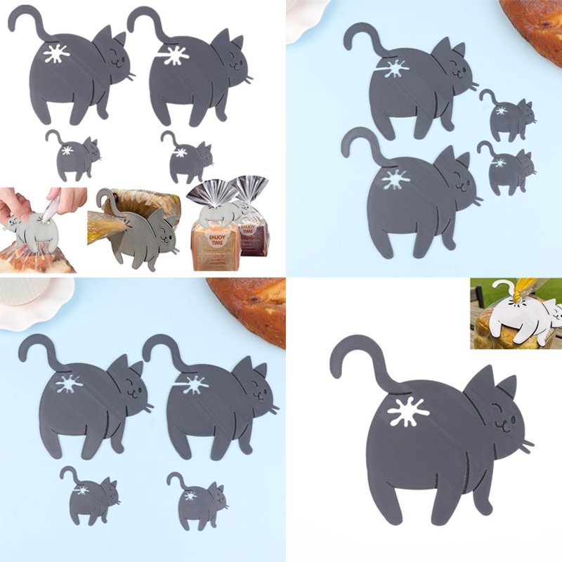 Kitchen Gadgets To 3D Print - 3D Baskılı Komik Kedi Ekmek Klip