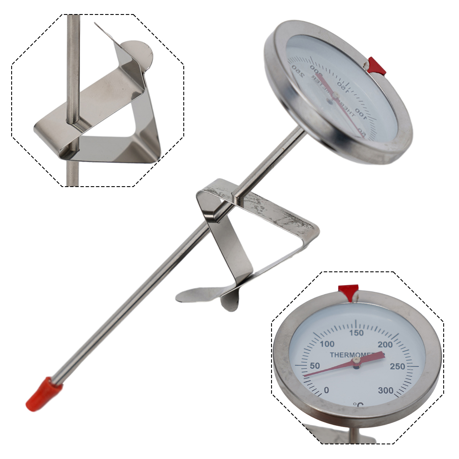 Kitchen Gadgets Design - Paslanmaz Çelik Prob Termometre Mutfak Aletleri