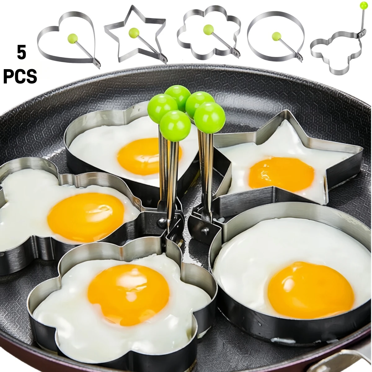 Kitchen Gadgets You Must Have - Premium Paslanmaz Çelik Kalp Şeklinde Kızarmış
