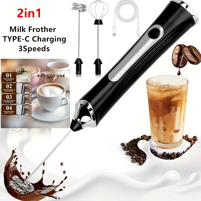 Kitchen Gadgets Design - Kablosuz Elektrikli Süt Köpürtücü ve Yumurta