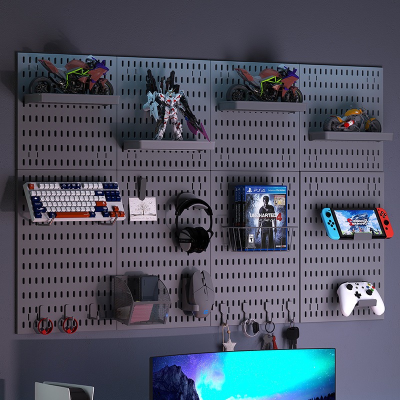Kitchen Gadgets Storage - Delme Gerektirmeyen Duvara Monte Depolama Pegboard