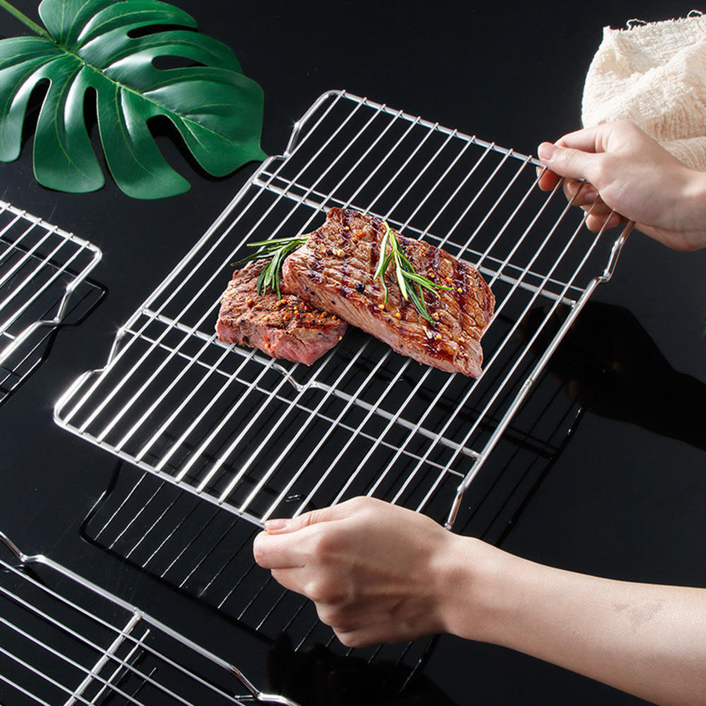 Kitchen Gadgets Design - Paslanmaz Çelik Barbekü Örgü Mat Yeniden