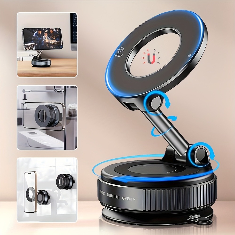 Kitchen Gadgets Online - Vakumlu Manyetik Telefon Tutucu, Katlanabilir Telefon