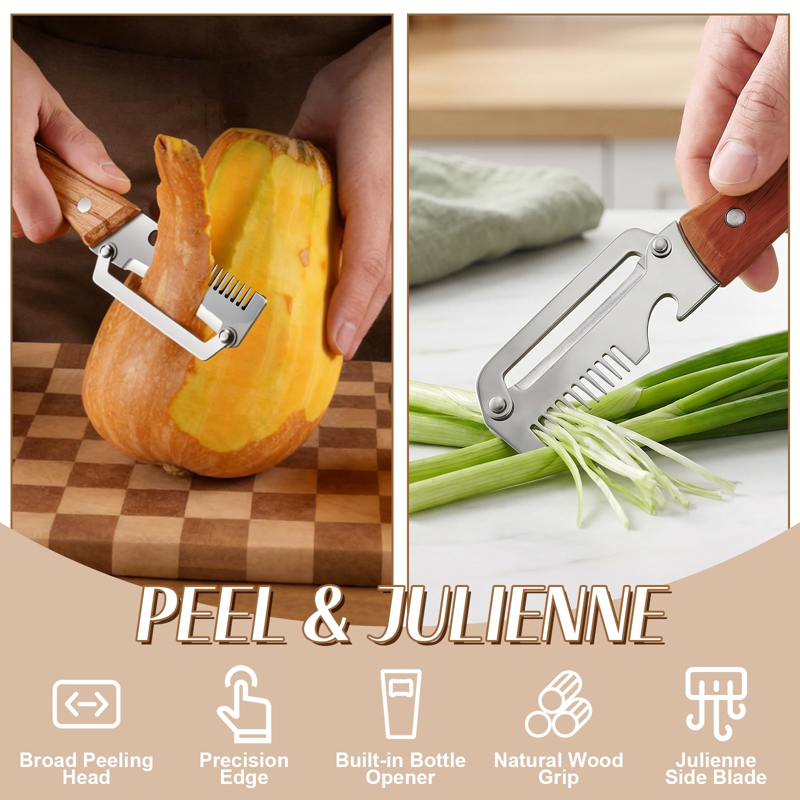 Ahşap Saplı ve Şişe Açacağıyla - Kitchen Gadgets Design incelemesi ve fiyatı