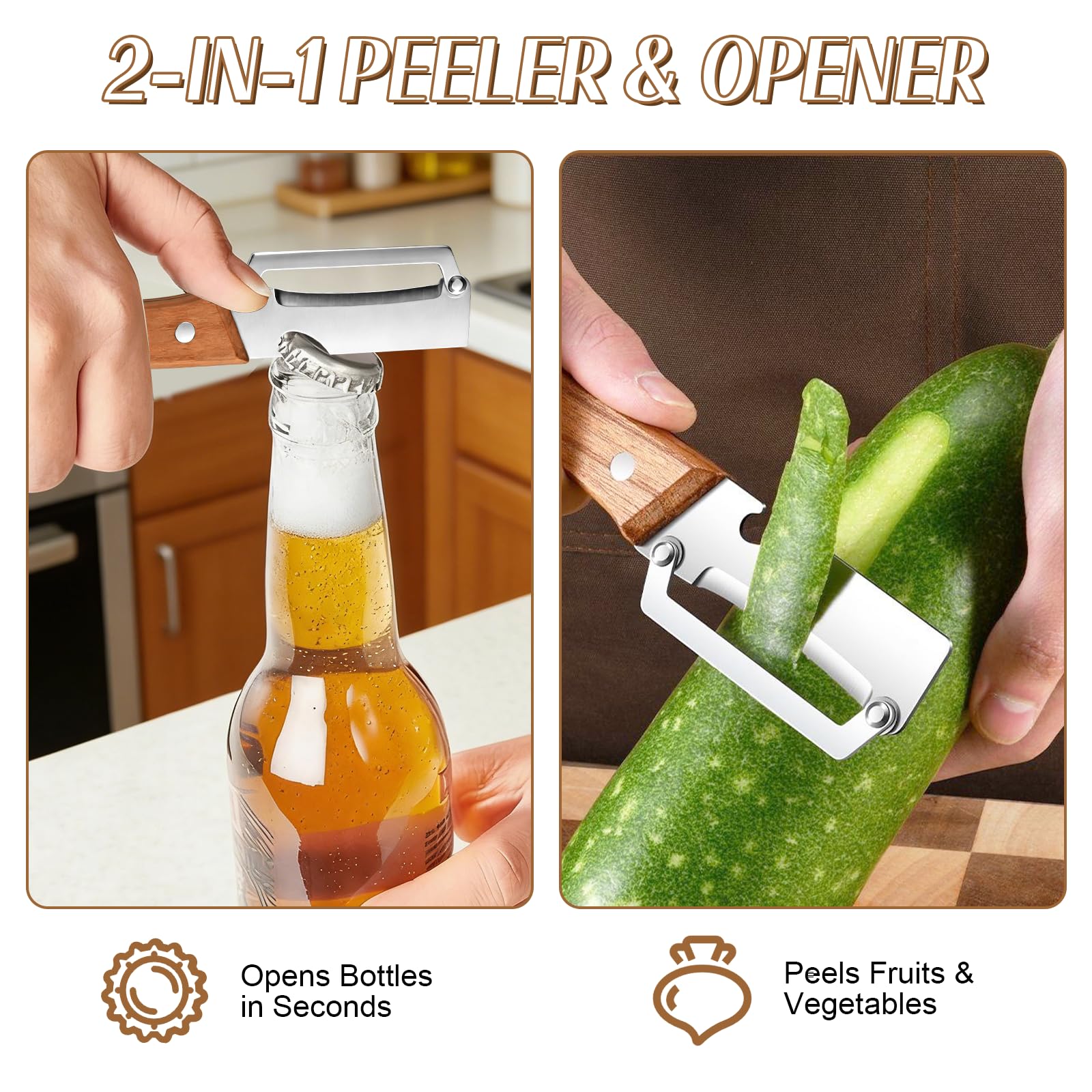 Ahşap Saplı ve Şişe Açacağıyla - Kitchen Gadgets Design incelemesi ve fiyatı