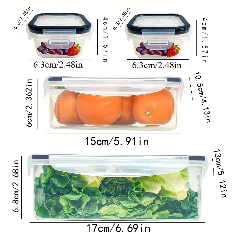 8 Parça Set, 4 Kap ve 4 Kapak  - Kitchen Gadgets Storage incelemesi ve fiyatı