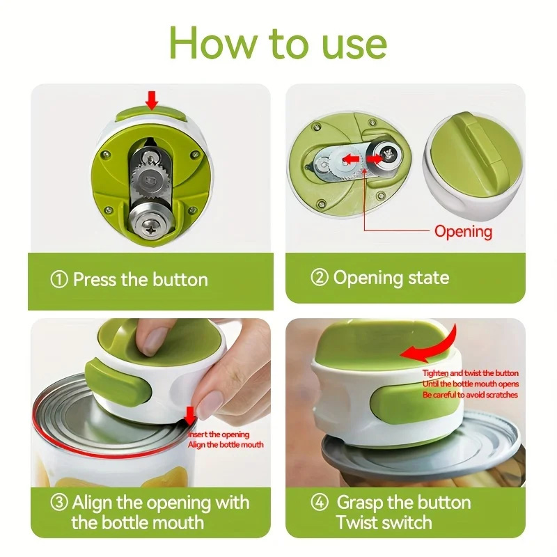 Taşınabilir Manuel Konserve Aç - Kitchen Gadgets Jar Openers incelemesi ve fiyatı