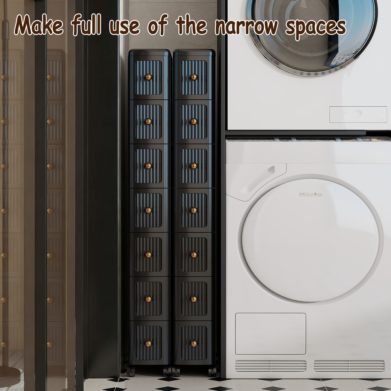 15CM Dar Aralıklı Çekmeceli De - Kitchen Gadgets Storage incelemesi ve fiyatı