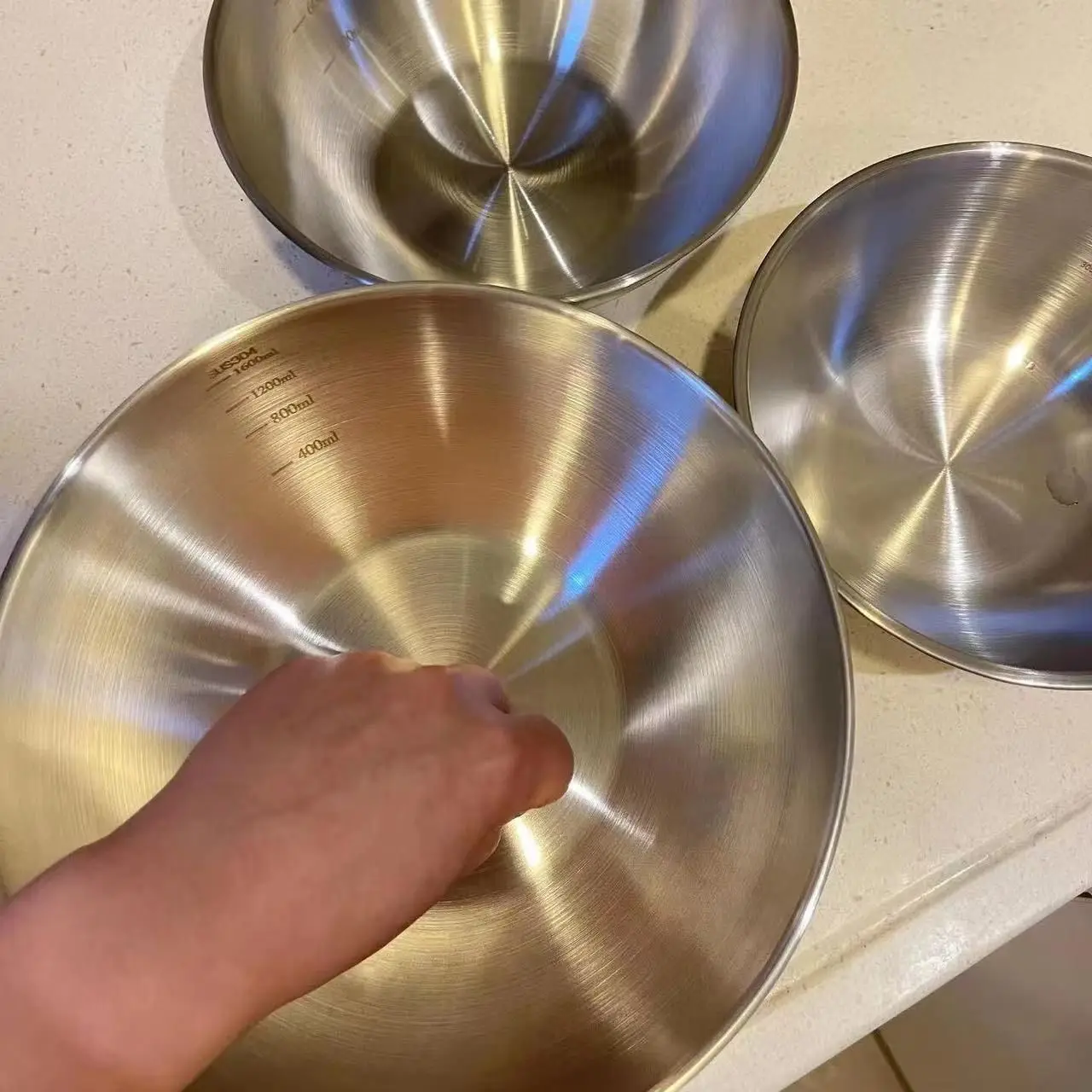 1-3 Paslanmaz Çelik Kase Seti, - Kitchen Gadgets Storage incelemesi ve fiyatı