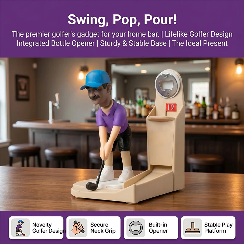 Kapaklı Şişe Açacağı Golf Figü - Kitchen Gadgets To 3D Print incelemesi ve fiyatı