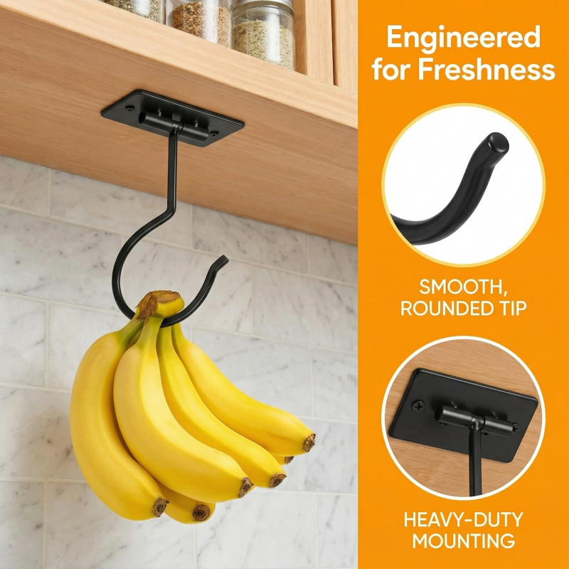 Siyah Metal Kendinden Yapışkan - Kitchen Gadgets Storage incelemesi ve fiyatı